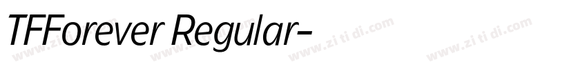 TFForever Regular字体转换